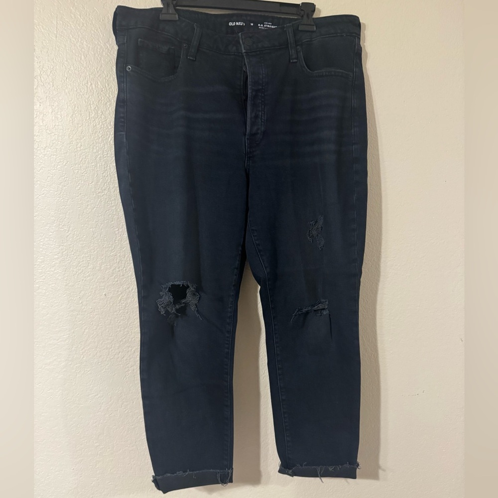 Old Navy Relaxed Fit Black Jeans